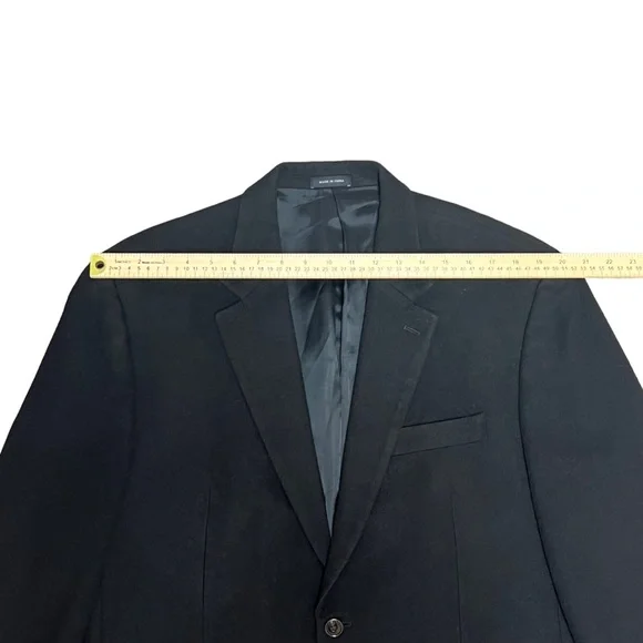 Ralph Ralph Lauren Loro Piana Jacket Men’s 44R Camel Hair Suit Coat Italy Black - Picture 5 of 11